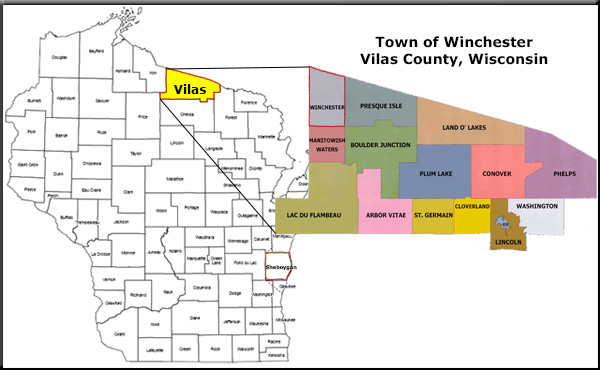 About Town of Wincheser, Vilas County