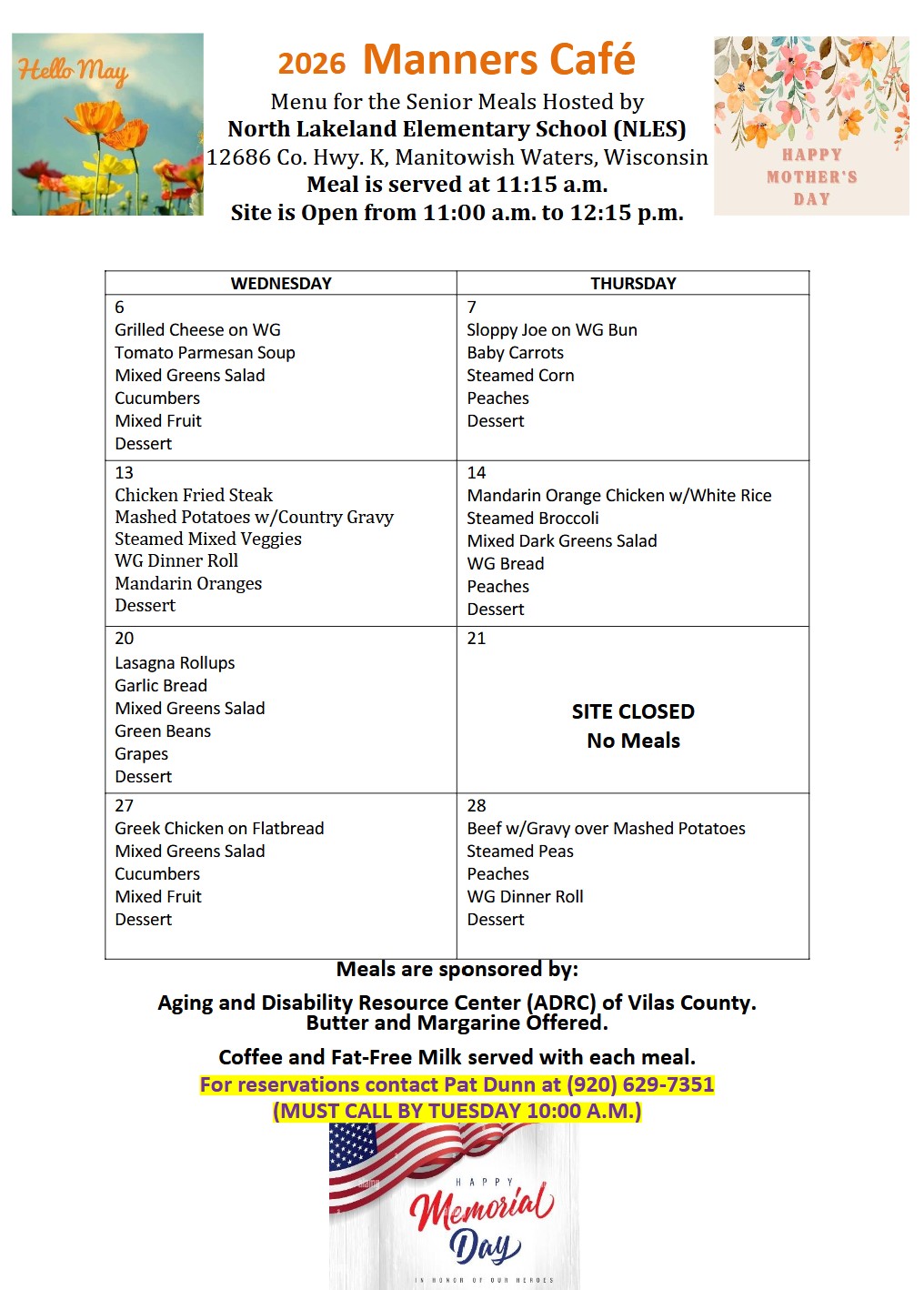 manners menu May 2026