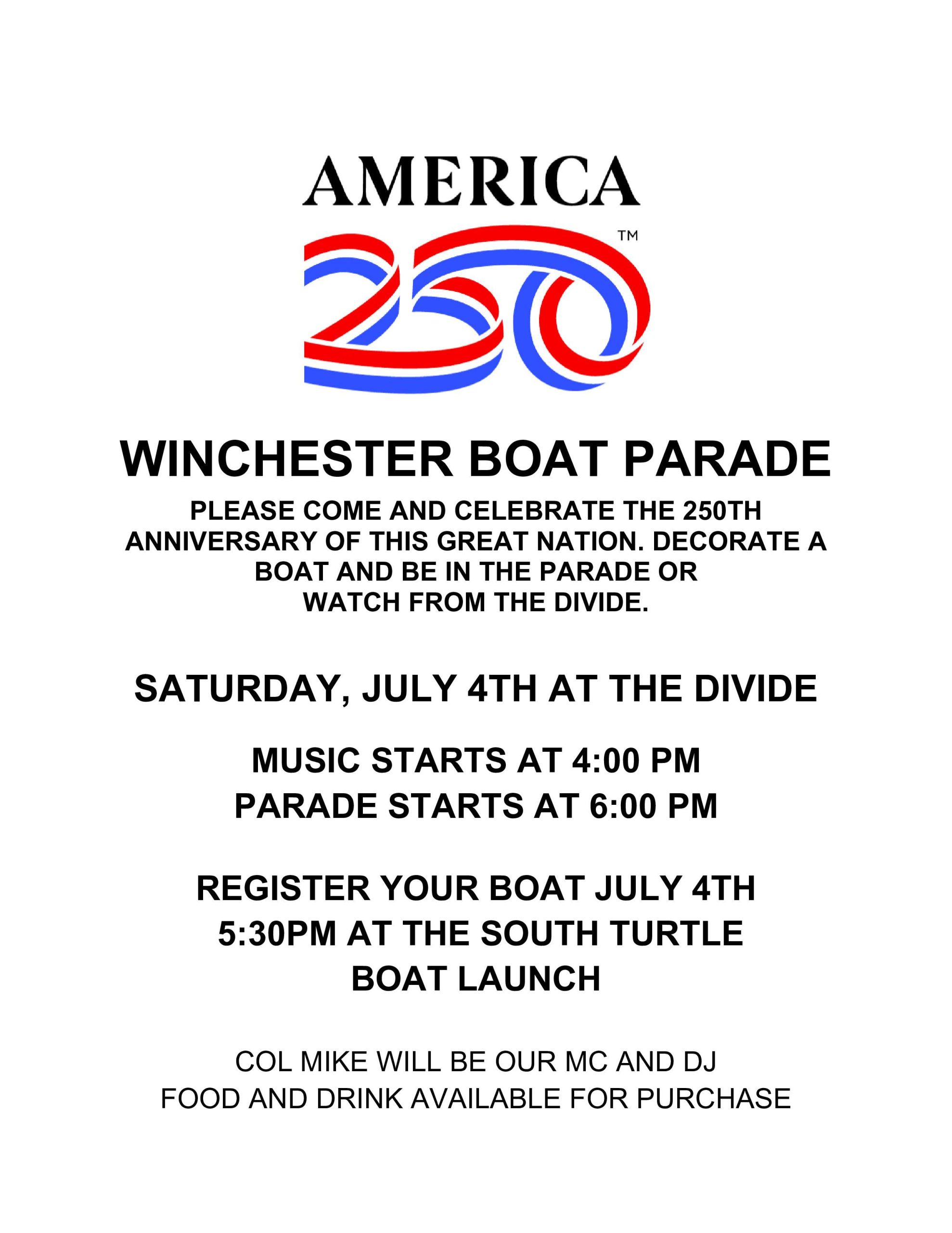 Boat Parade Flyer 2026